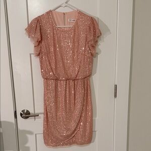 Grace Karin Sequin Pink Dress